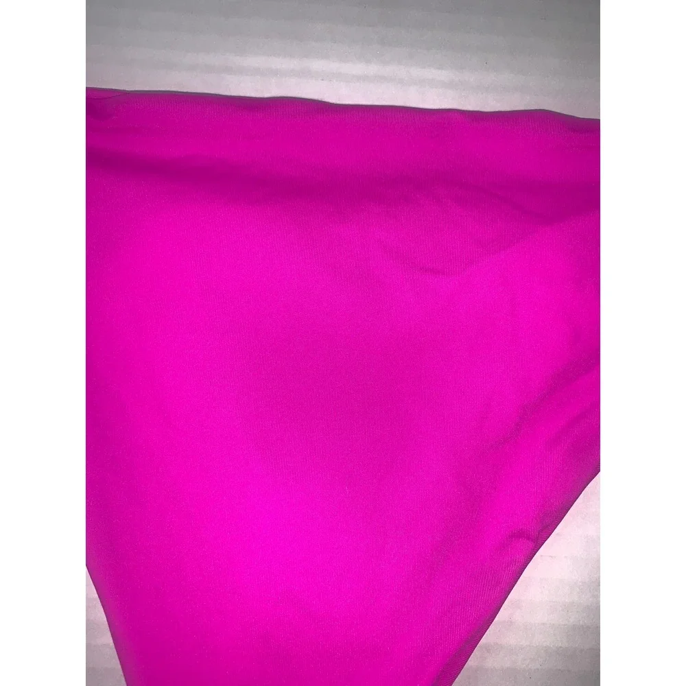 L*SPACE Sandy Bottom Bikini Bottoms Fuchsia Pink Swimsuit Fuchsia‎ XS